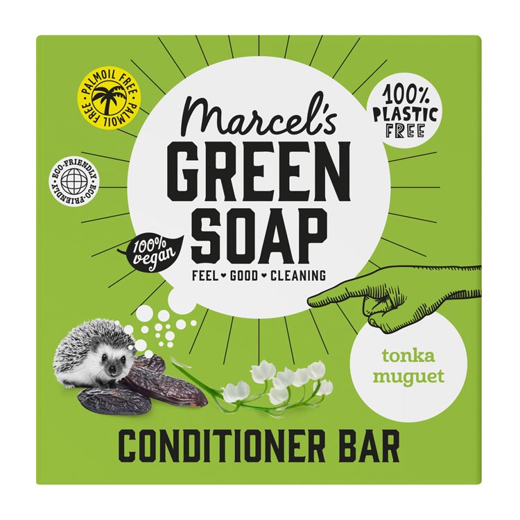 MARCEL'S GREEN SOAP CONDITIONER BAR TONKA   MUGUET