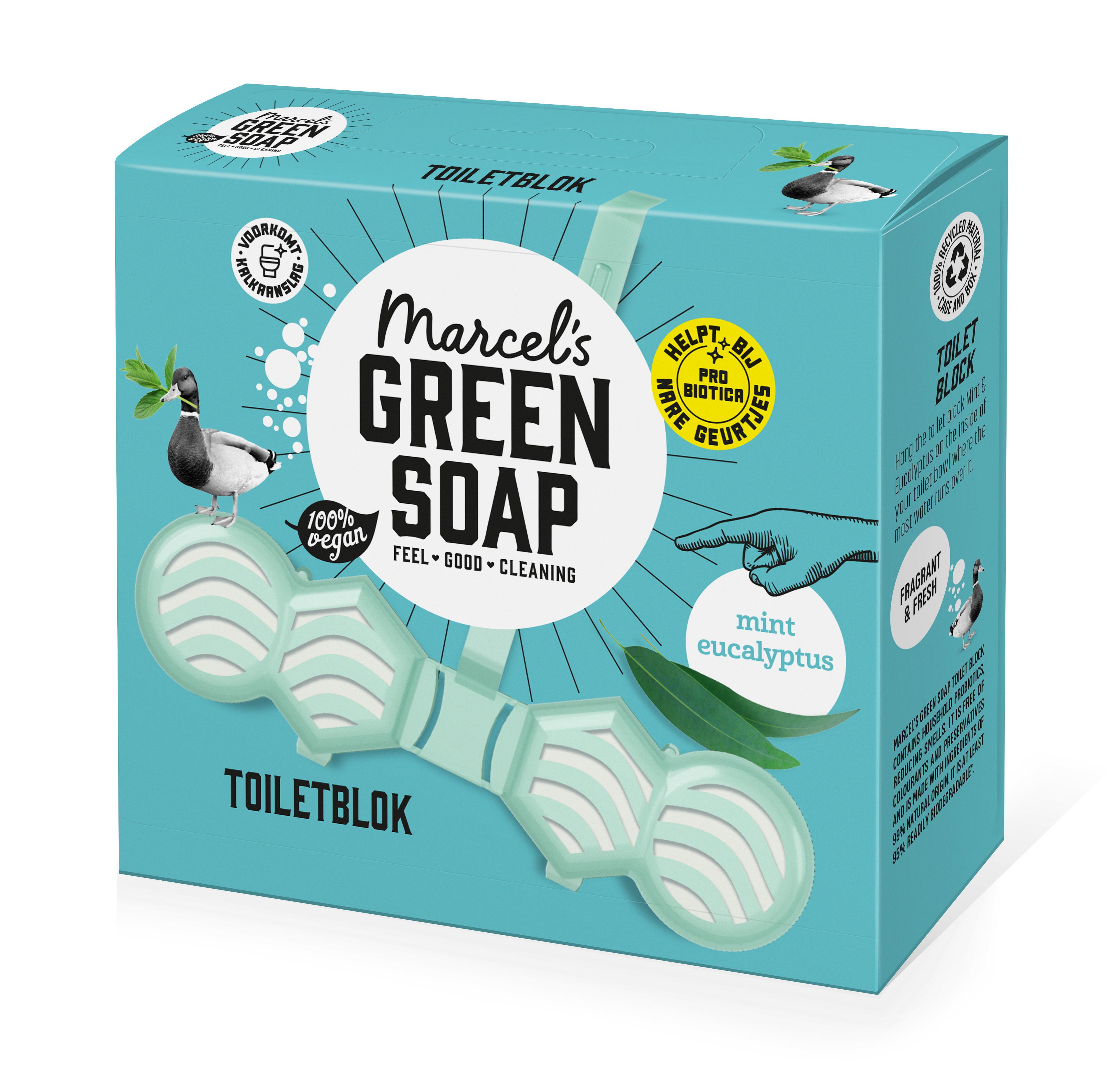 MARCEL'S GREEN SOAP TOILETBLOK MUNT   EUCALYPTUS