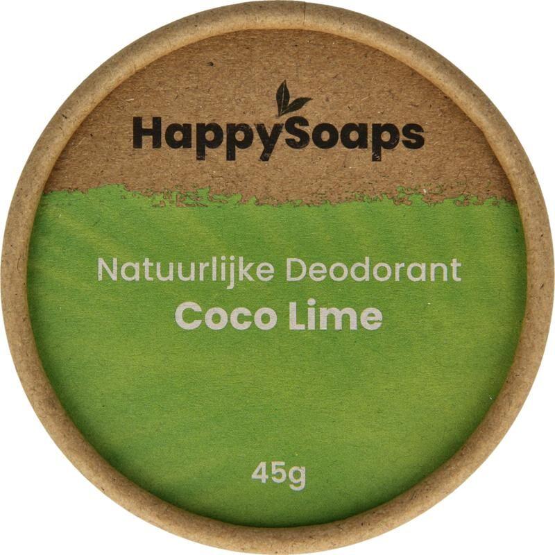 HAPPYSOAPS DEOCREME KOKOS   LIMOEN