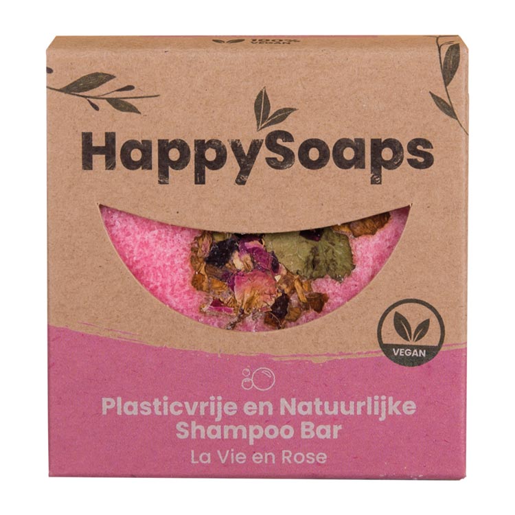 HAPPYSOAPS SHAMPOO BAR LA VIE EN ROSE