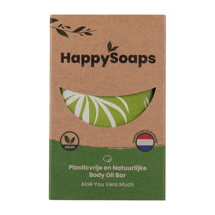 HAPPYSOAPS BODY OIL BAR ALOE YOU VERA MUCH