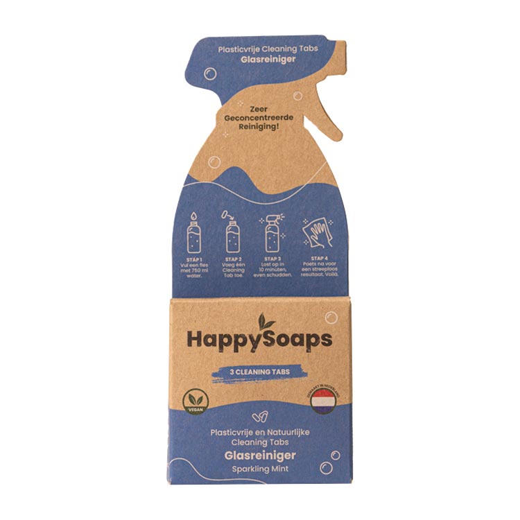 HAPPYSOAPS CLEANING TABS GLASREINIGER SPARKLING MINT