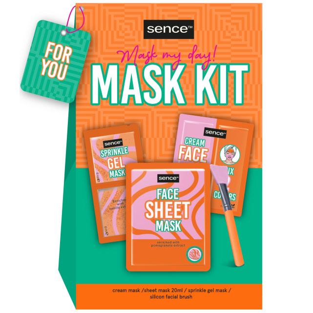 GVPD SENCE GEZICHTSMASKER KIT FUNKY VIBES 4 ST
