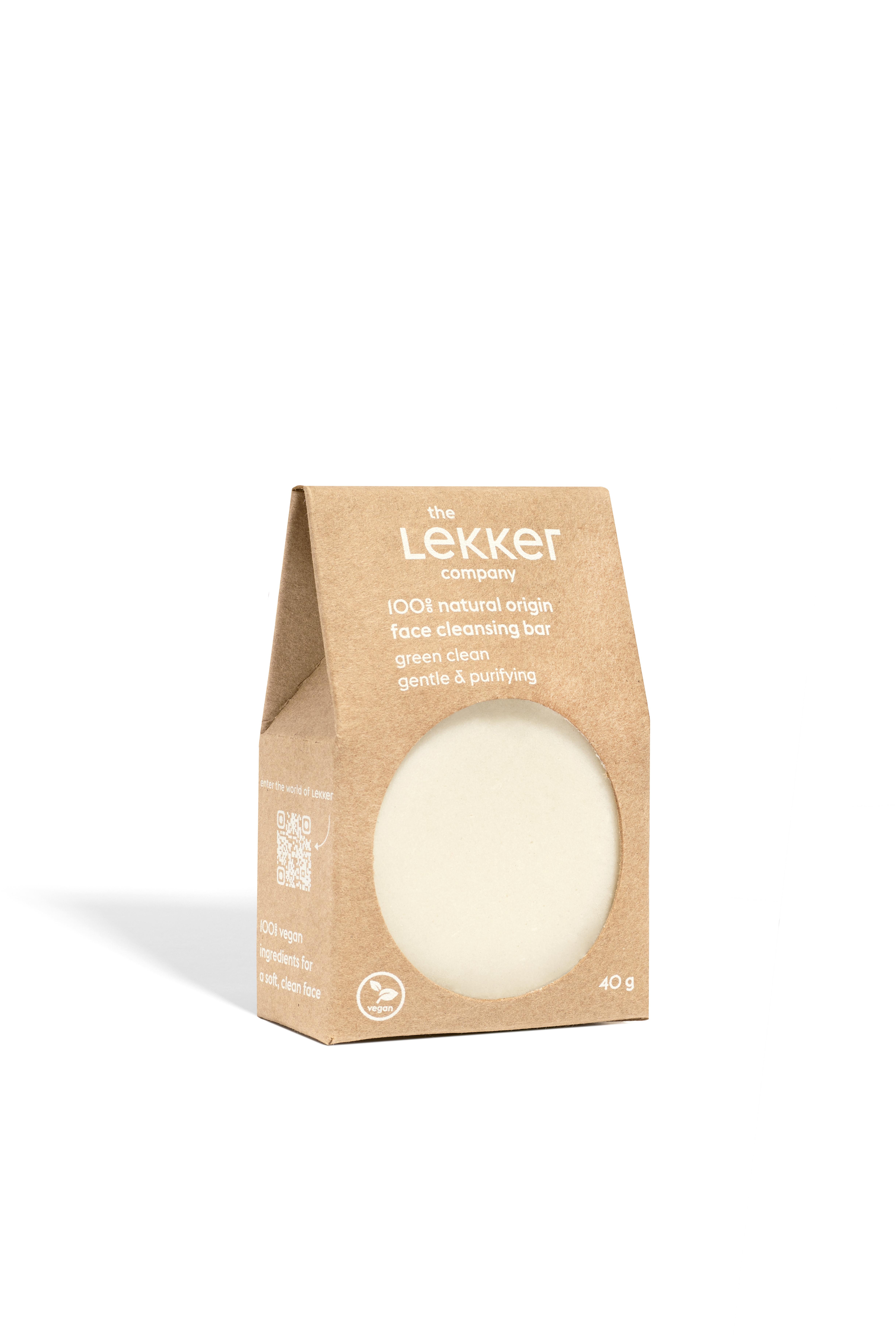 LEKKER FACE BAR GREEN CLEAN