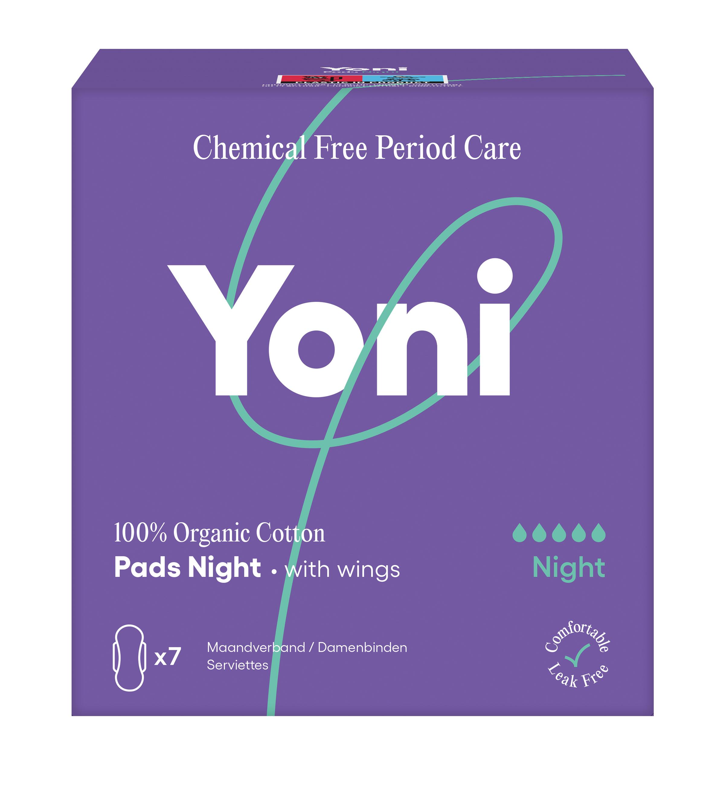YONI MAANDVERBAND NIGHT PADS
