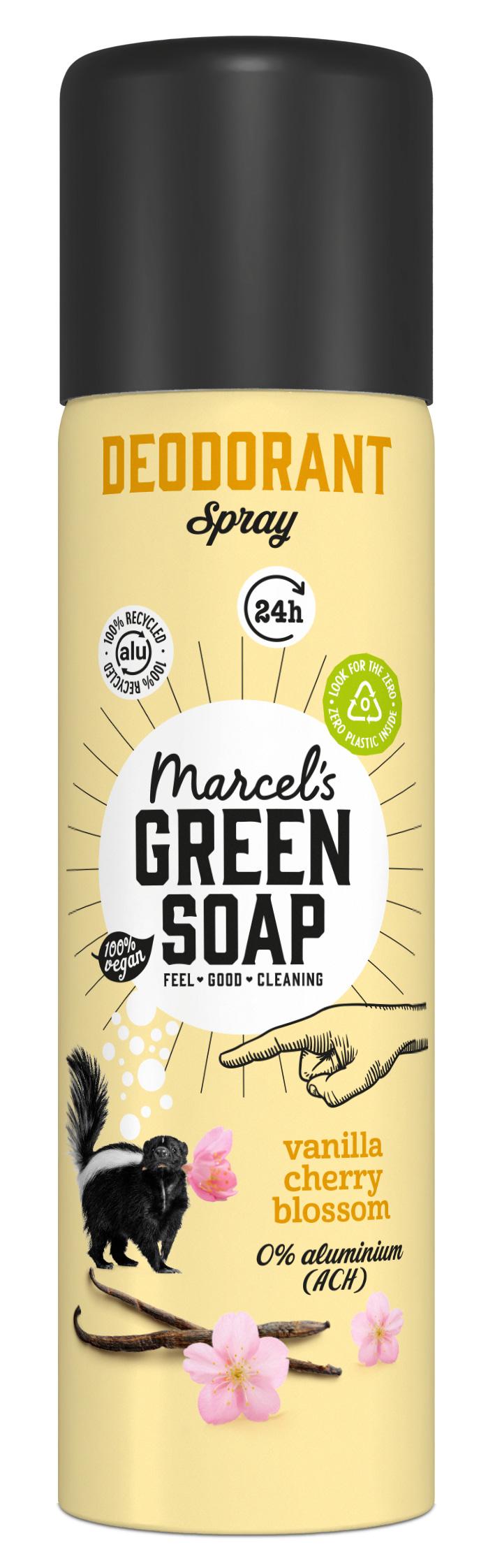 MARCEL'S GREEN SOAP DEOSPRAY VANILLA   CHERRY BLOSSOM