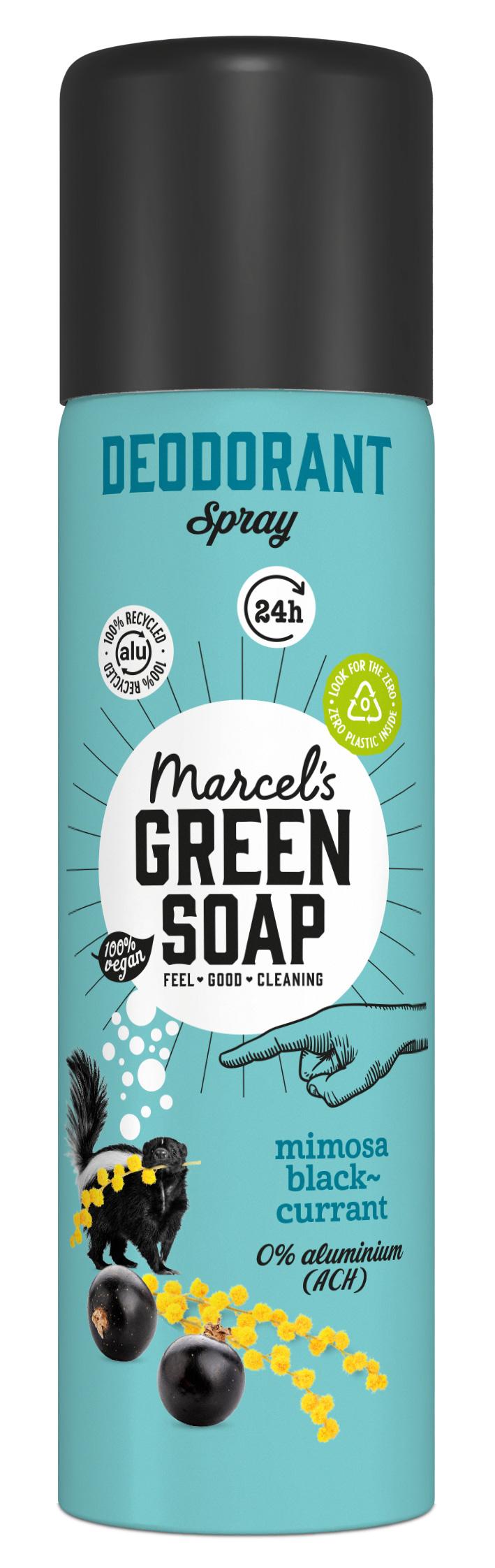 MARCEL'S GREEN SOAP DEOSPRAY MIMOSA   BLACKCURRANT