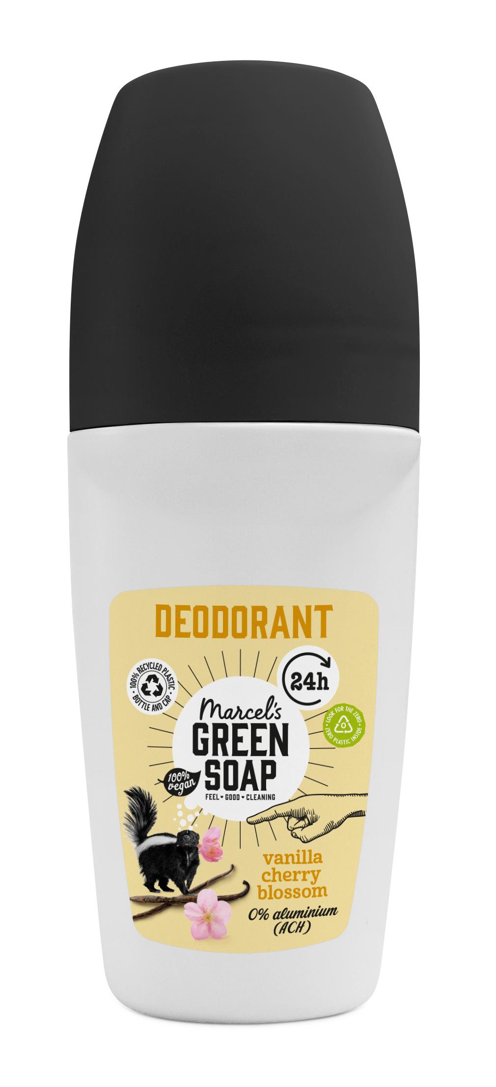 MARCEL'S GREEN SOAP DEOROLLER VANILLA   CHERRY BLOSSOM