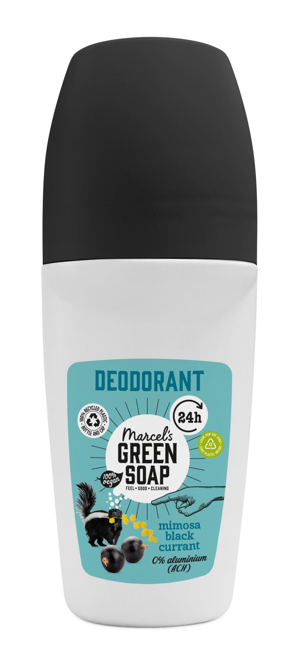 MARCEL'S GREEN SOAP DEOROLLER MIMOSA   BLACKCURRANT