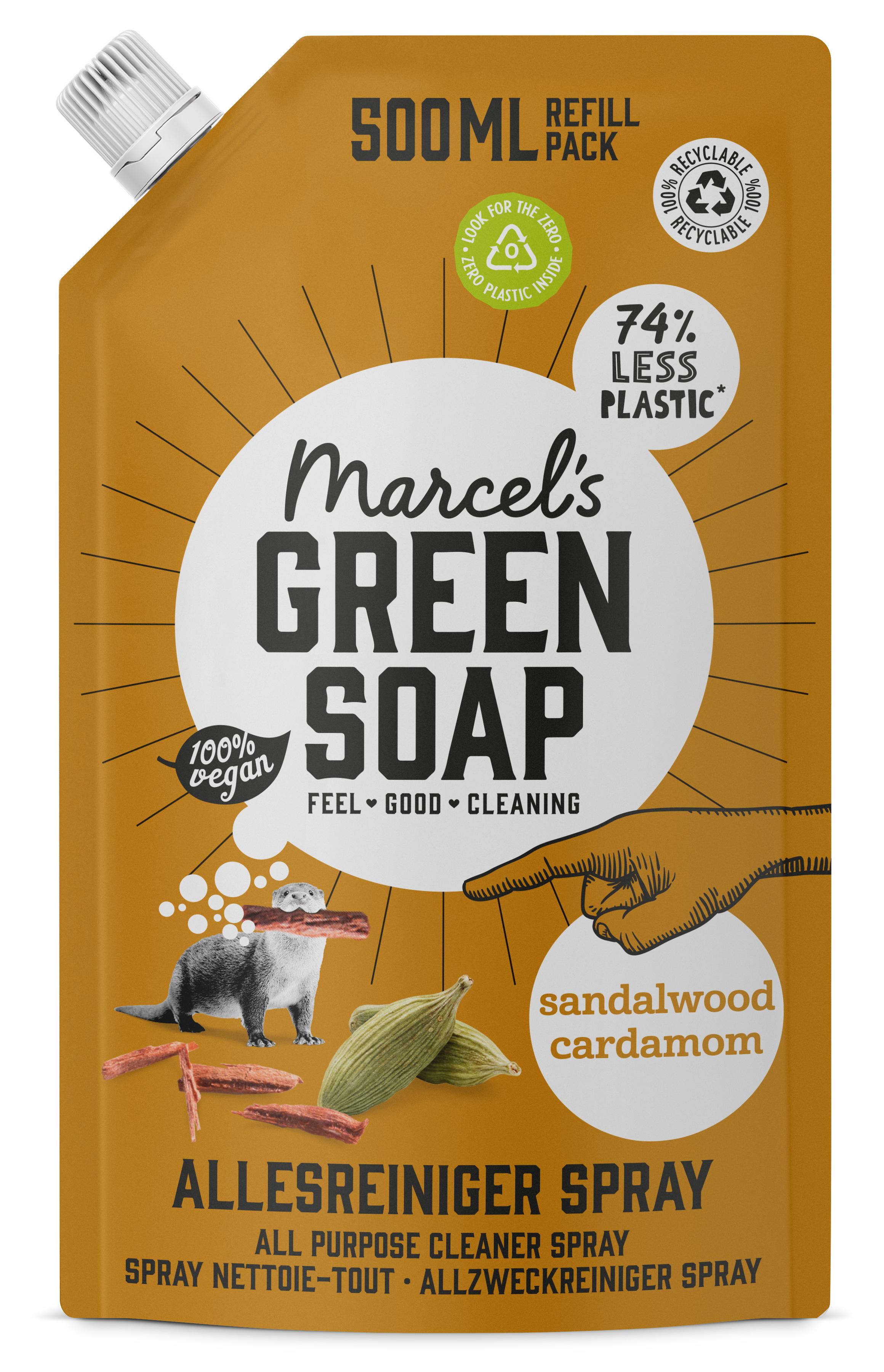MARCEL'S GREEN SOAP ALLESREINIGER SANDELHOUT   KARDEMOM NAVULLING