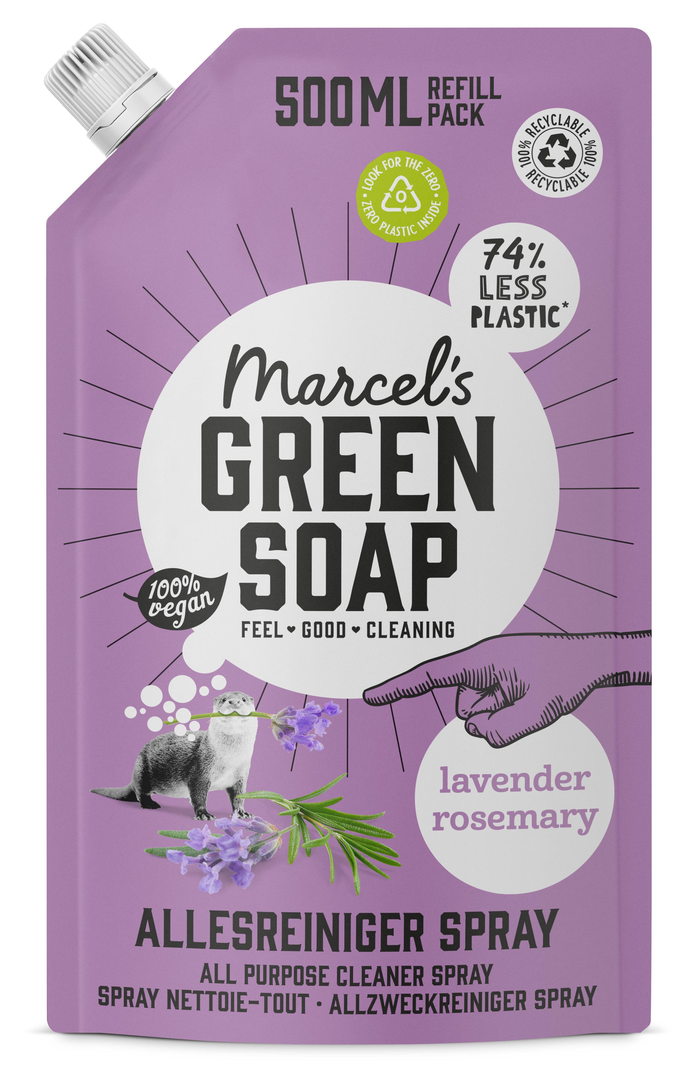 MARCEL'S GREEN SOAP ALLESREINIGER LAVENDEL   ROSEMARIJN NAVULLING