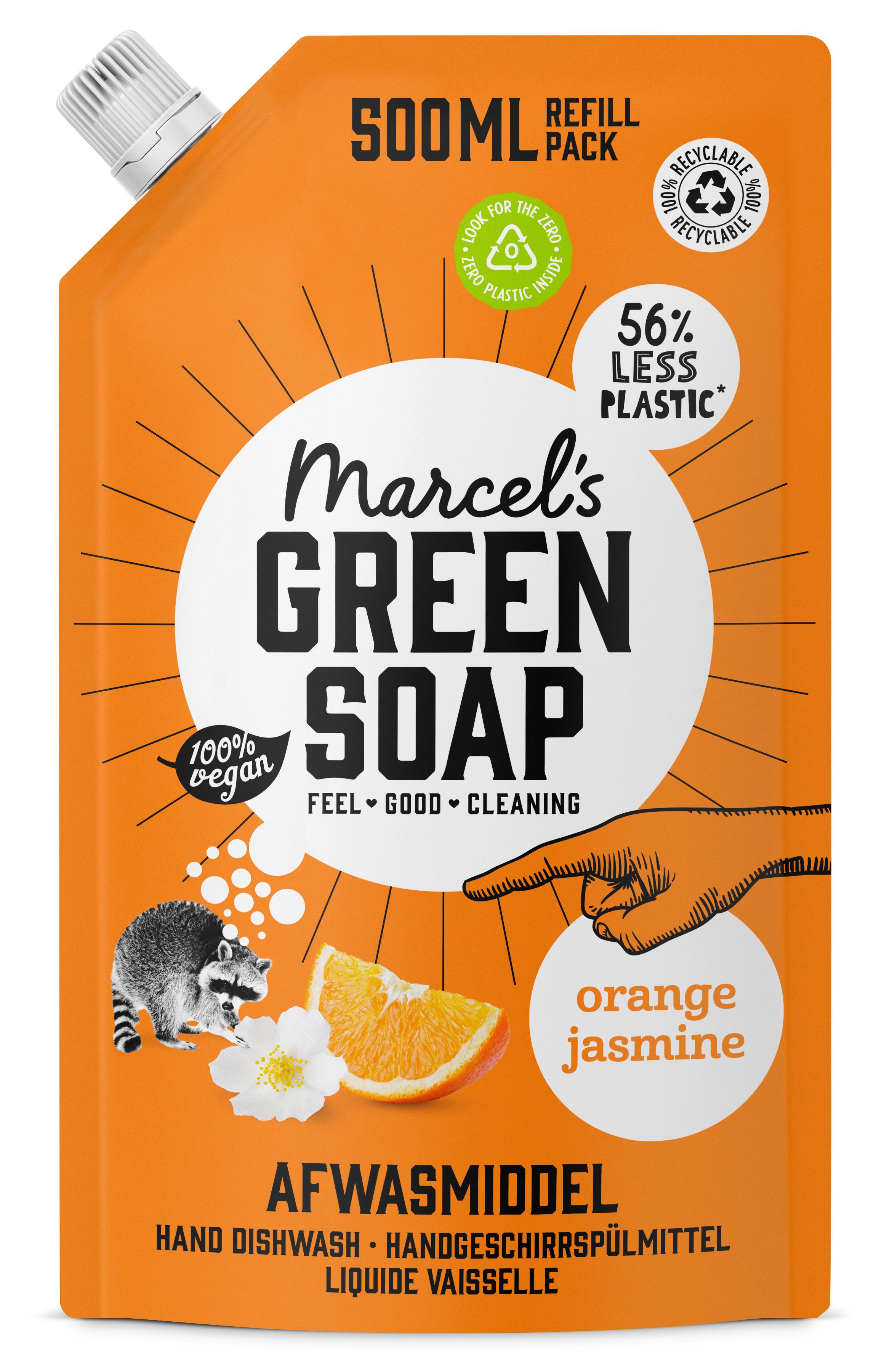MARCEL'S GREEN SOAP AFWASMIDDEL SINAASAPPEL   JASMIJN NAVULLING
