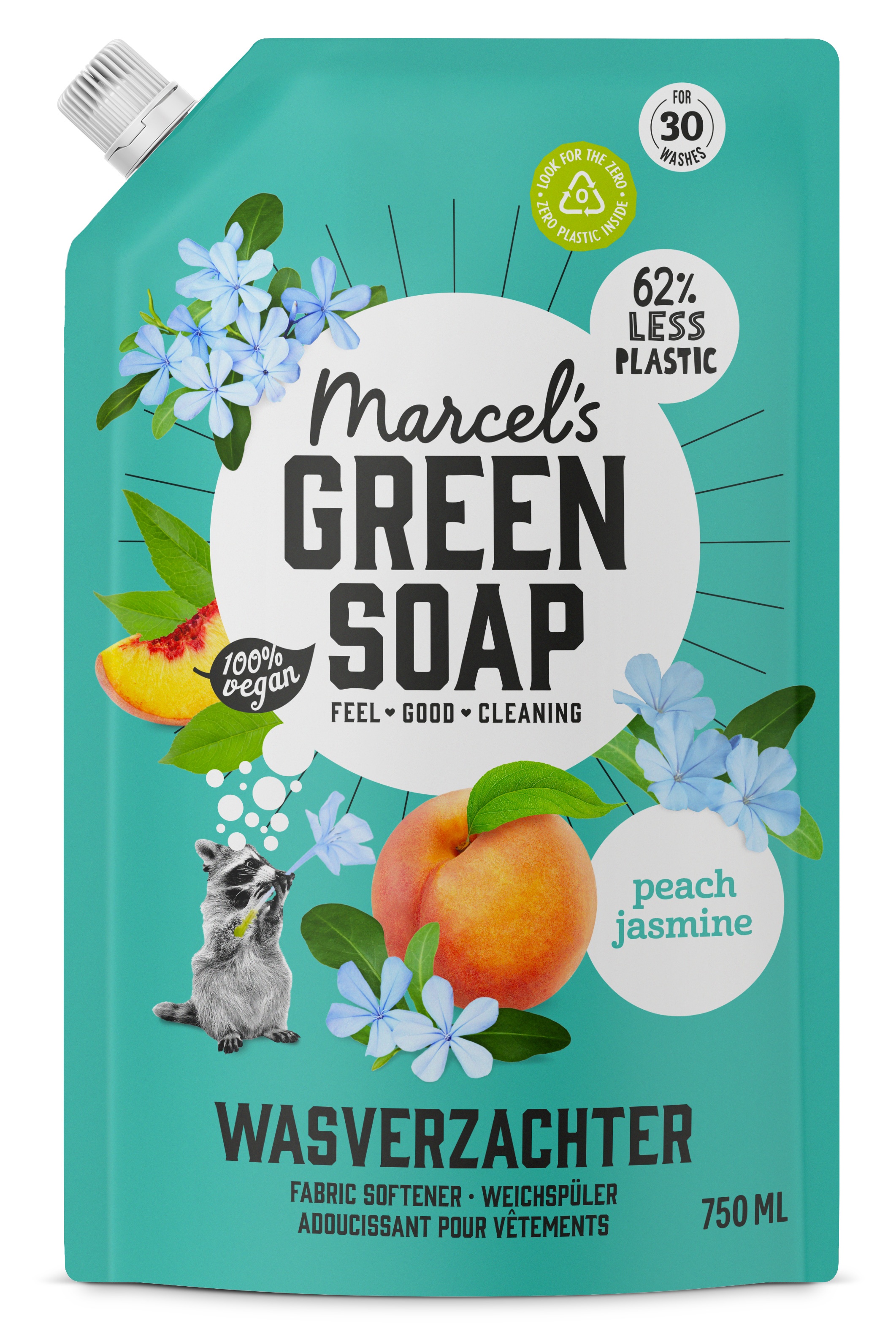 MARCEL'S GREEN SOAP WASVERZACHTER PERZIK   JASMIJN NAVUL