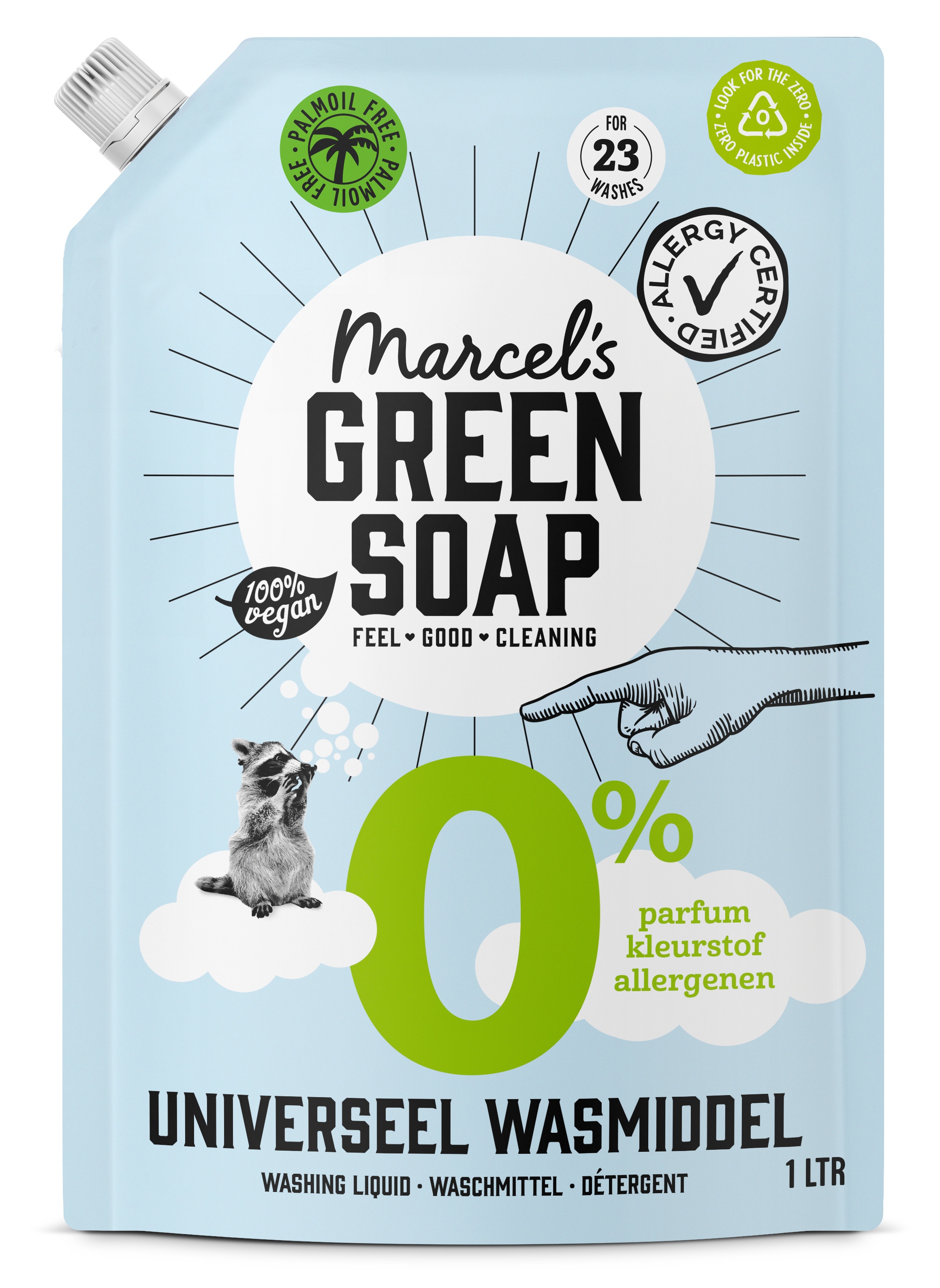 MARCEL'S GREEN SOAP WASMIDDEL UNIVERSEEL 0% NAVUL