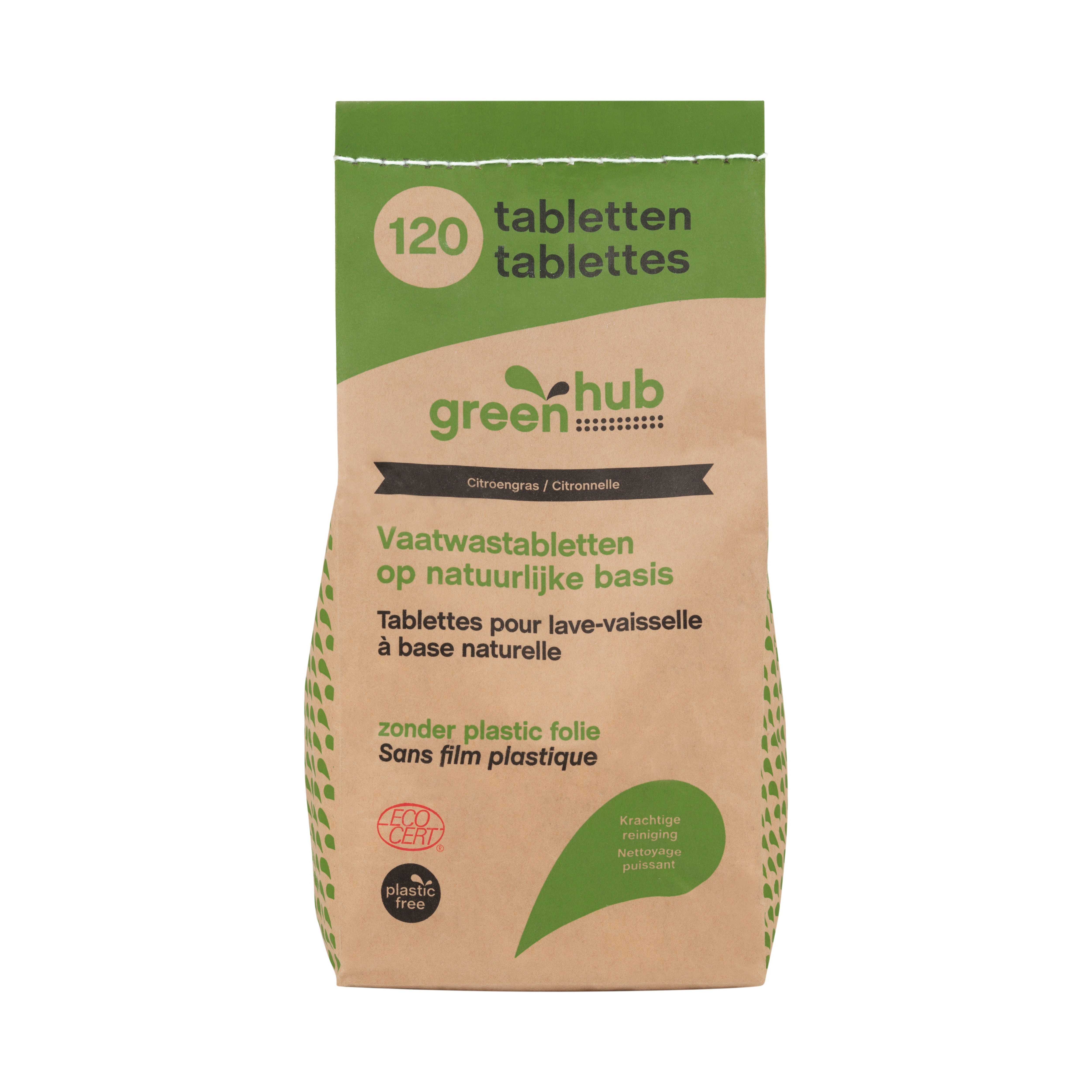 GREENHUB VAATWASTABLETTEN PLASTIC VRIJ