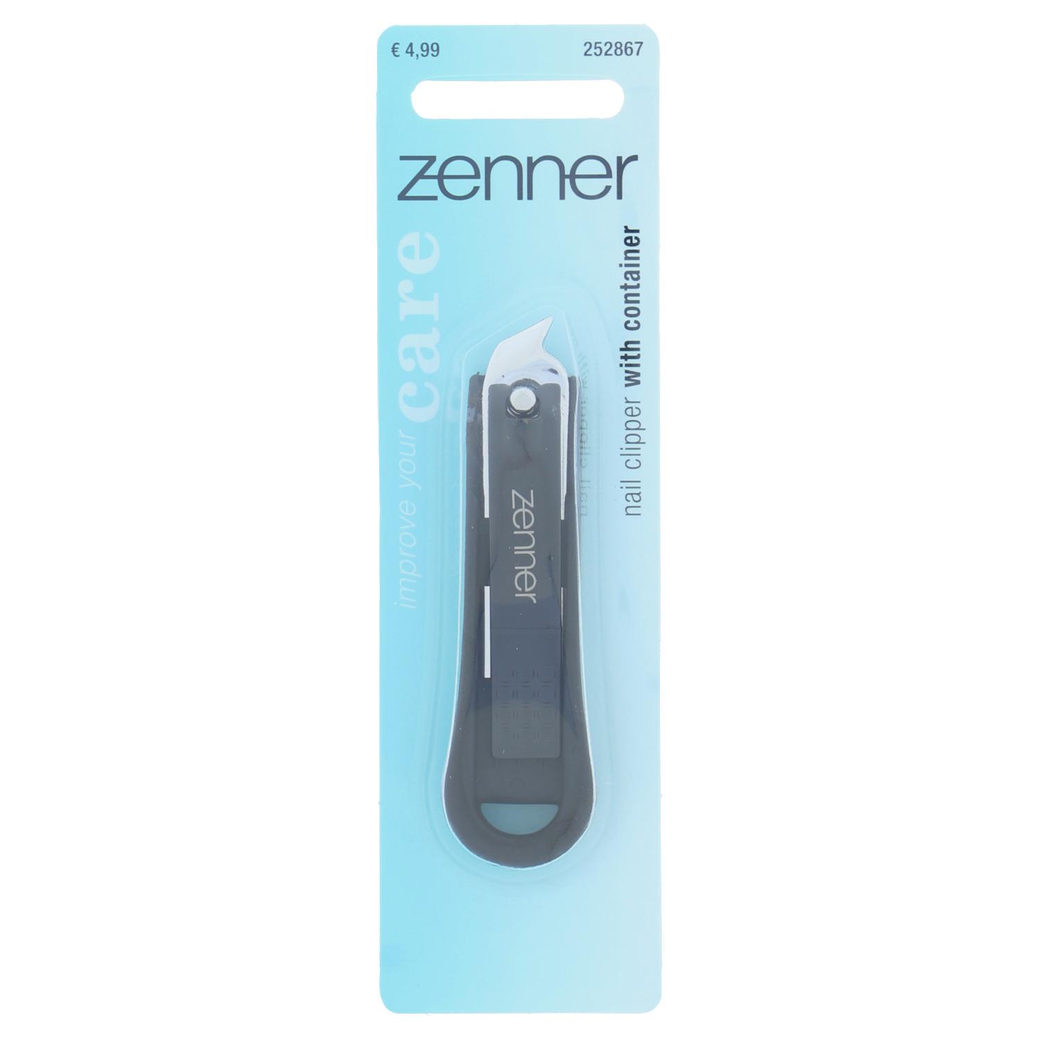 ZENNER NAGELKNIPPER SOFTGRIP GRIJS
