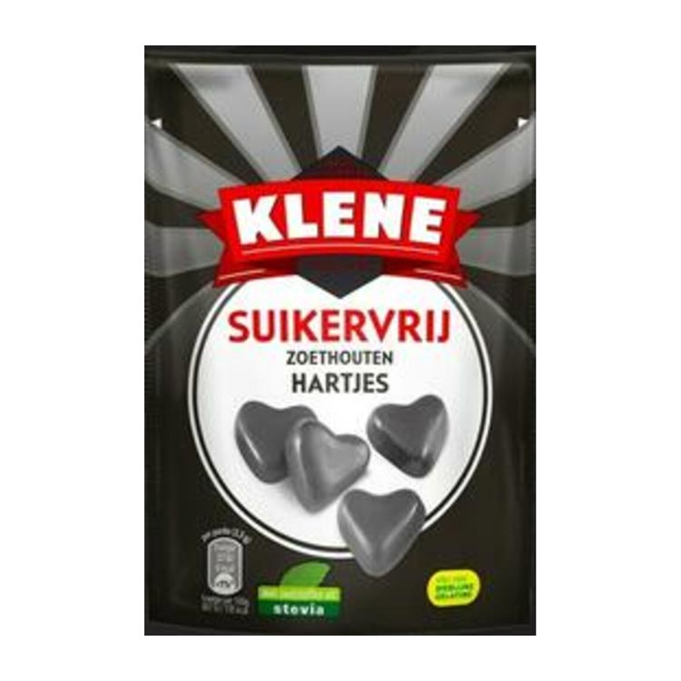 KLENE ZOETHOUTEN HARTJES SUIKERVRIJ
