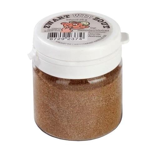 KINDLY'S ZWART/WIT POEDER ZOUT POTJE