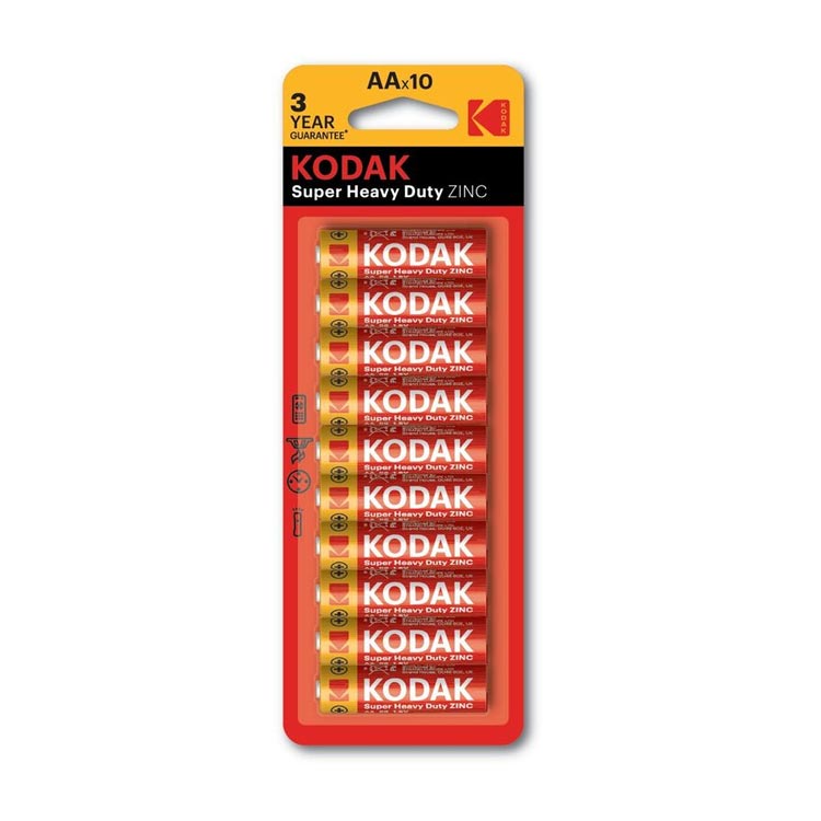 KODAK BATTERIJ ZINC SUPER HEAVY AA R6