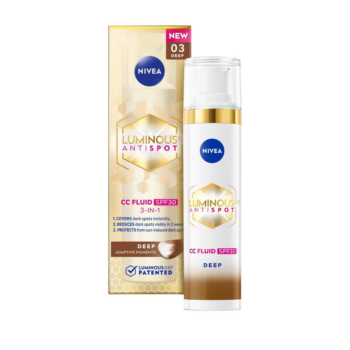 NIVEA CELLULAR LUMINOUS630 CC FLUID DARK SPF30
