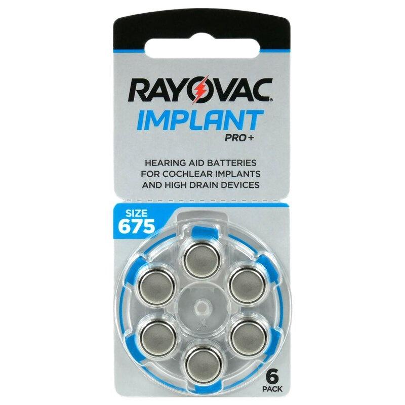 RAYOVAC HEARING AID IMPLANT 675