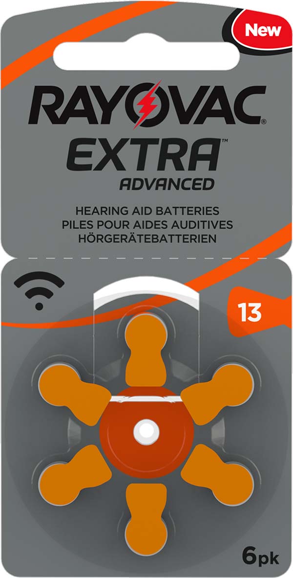 RAYOVAC EXTRA ADVANCED HEARING AID ZINC-AIR P13