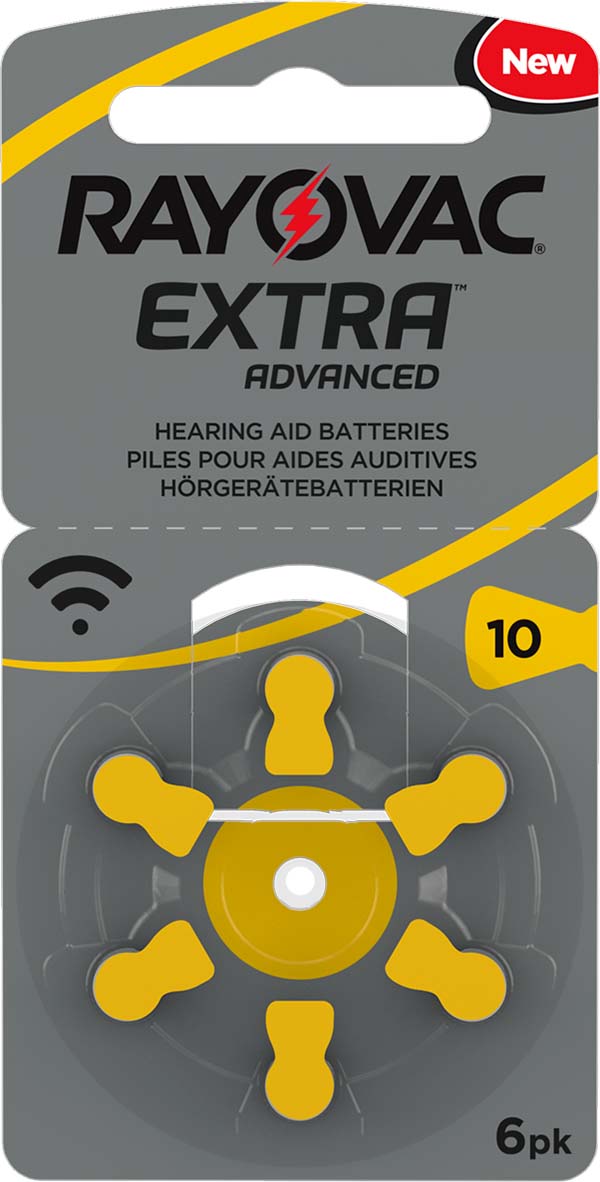 RAYOVAC EXTRA ADVANCED HEARING AID ZINC-AIR P10