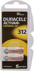 DURACELL GEHOORBATTERIJ ZINC-AIR DA312