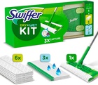 SWIFFER SWEEPER DRY WET STARTERKIT HOUDER 6DROGE 3VOCHTIGE DOEKJES
