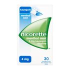 NICORETTE KAUWGOM MENTHOLMINT 4 MG