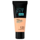 MAYBELLINE FOUNDATION  FIT ME MATTE   PORELESS 120 CLASSIC IVORY