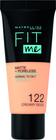 MAYBELLINE FOUNDATION  FIT ME MATTE   PORELESS 122 CREAMY BEIGE