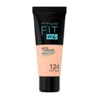 MAYBELLINE FOUNDATION  FIT ME MATTE   PORELESS 124 SOFT SAND