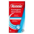 RENNIE KAUWGOM CALCIUMCARBONAAT 750 MG SUIKERVRIJ