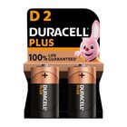 DURACELL PLUS ALKALINE 100%  D LR20