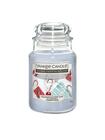 YANKEE CANDLE LARGE JAR SNOWFLAKE   SLEIGHRIDES