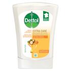 DETTOL NO TOUCH VLOEIBARE ZEEP CARE  HONING/SHEA DROOG NAVUL