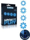 LOVETOY LUMINO  PLAY COCK RING SET VAN 4 GLOW IN THE DARK