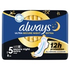 ALWAYS MAANDVERBAND ULTRA SECURE NIGHT EXTRA VLEUGELS