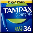 TAMPAX TAMPONS COMPACK SUPER