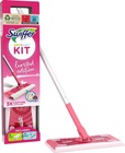 SWIFFER SWEEPER DRY WET PINK STARTERKIT HOUDER 8DROGE 3VOCHTIGE DOEKJES