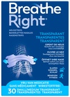 BREATHE RIGHT NASAL STRIP CLEAR SMALL/MEDIUM