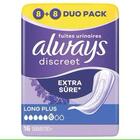 ALWAYS DISCREET VOOR URINEVERLIES LONG PLUS VP