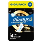 ALWAYS MAANDVERBAND ULTRA SECURE NIGHT   VLEUGELS
