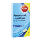 ROTER PARACETAMOL LIQUID CAPS 500MG