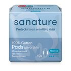 SANATURE KATOENEN MAANDVERBAND NORMAAL MET VLEUGELS