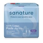 SANATURE KATOENEN MAANDVERBAND SUPER MET VLEUGELS