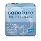 SANATURE KATOENEN MAANDVERBAND NORMAAL ZONDER VLEUGELS