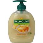PALMOLIVE VLOEIBARE ZEEP NATURALS MILK   HONING POMP
