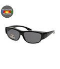 ZONNEBRIL OVERZETBRIL POLARIZED ZWART
